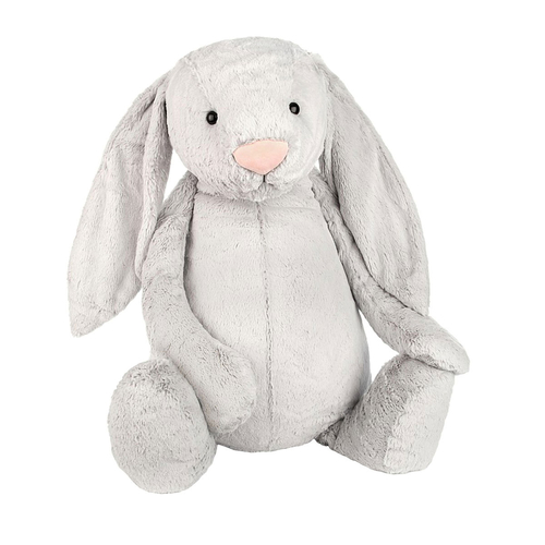 Jellycat Peluche Bashful Bunny Really Really Big Silver