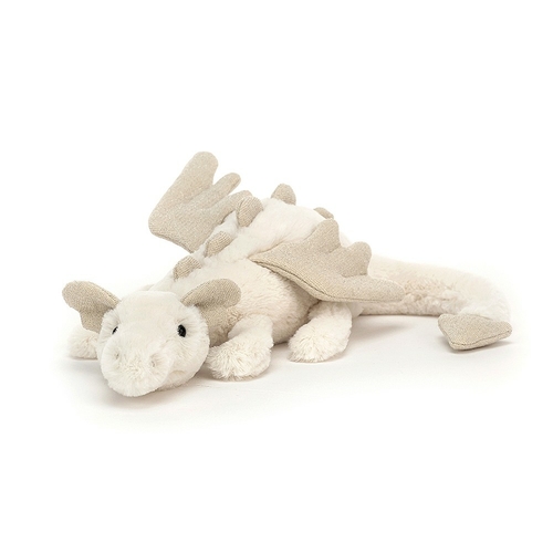 Jellycat Peluche Dragon Neige Little