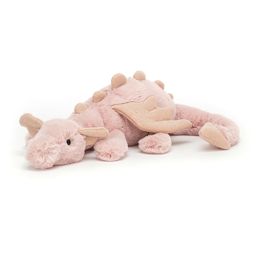 Jellycat Peluche Dragon Rose Little