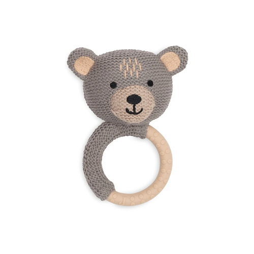 Jollein Anneau de dentition en tricot Bear