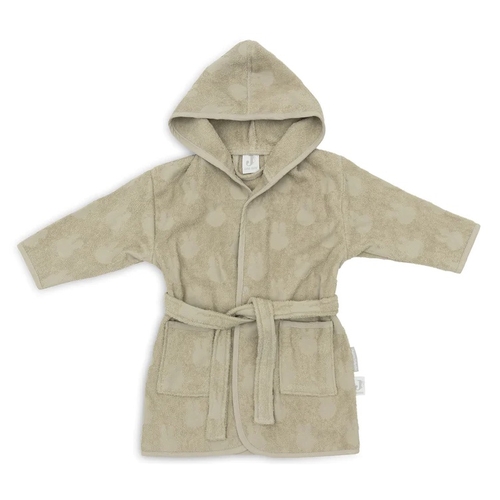 Jollein Peignoir de bain Miffy Jacquard Olive Green 3-4 ans