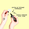 Kit de 2 Tattoopen avec pochoirs Ami Imaginaire - Bunny Nailmatic