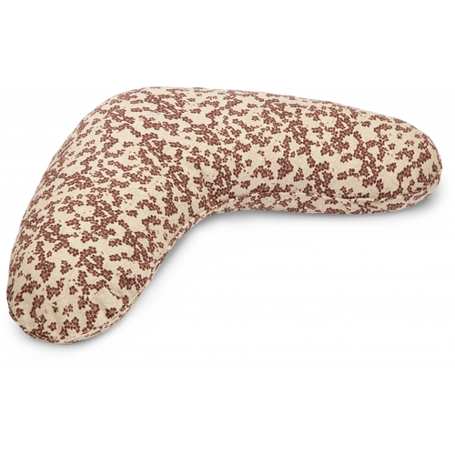 Konges Slojd Housse de Coussin d'Allaitement Winter Leaves Dark Red