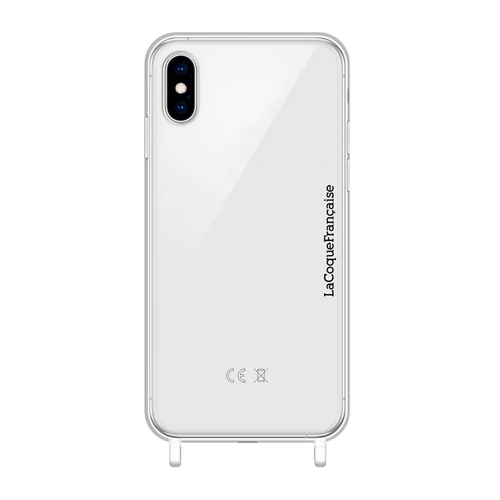 La Coque Française Coque anti-choc en silicone transparent iPhone XS Max