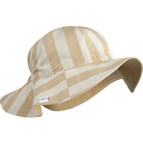 Liewood Chapeau Bébé Amelia Réversible Stripe Safari 0-3 mois