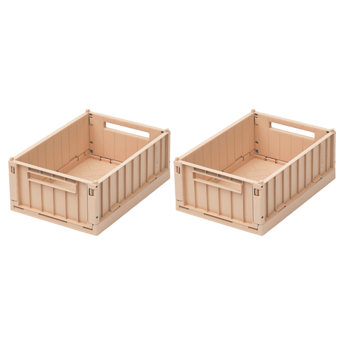 Liewood Pack de 2 Caisses de rangement Weston Tuscany Rose Small