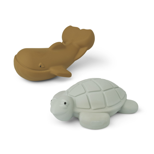 Liewood Pack de 2 Jouets de bain Ned Golden Caramel