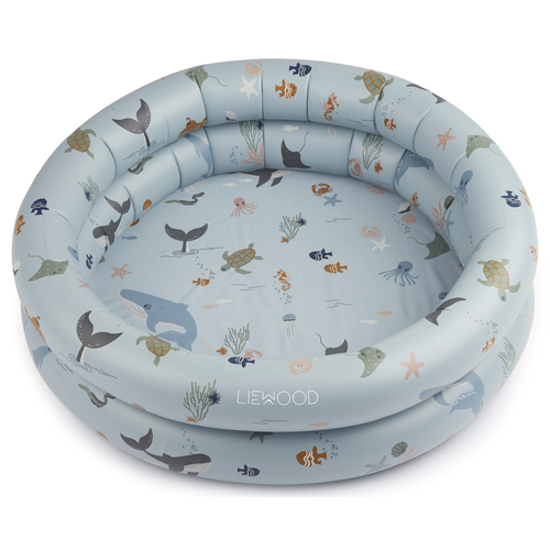 Liewood Piscine Enfant Leonore Sea Creature Bleu