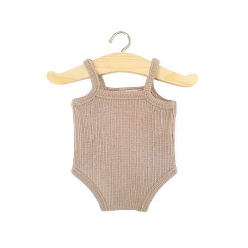 Minikane Body en maille côtelée Beige