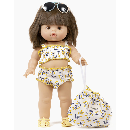 Minikane Maillot de bain rétro 2 pièces avec pochon Mimosa