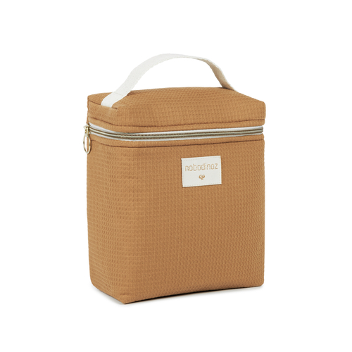 Nobodinoz Lunchbag isotherme Concerto en Nid d'Abeille Caramel