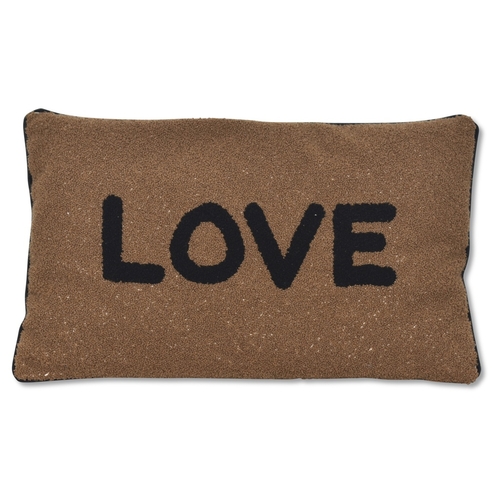 Opjet Coussin Love à bouclette