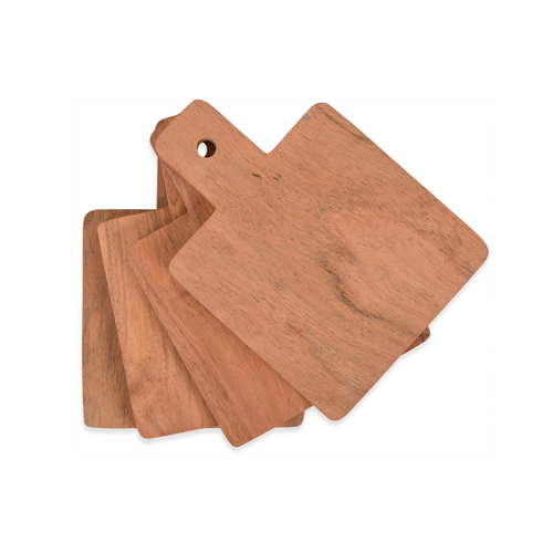 Opjet Set de 4 mini planches à découper en bois