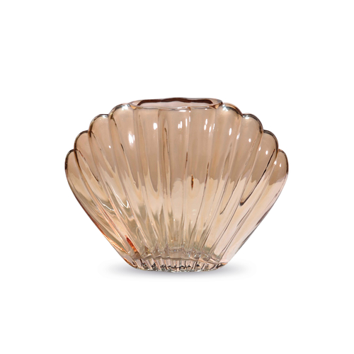 Opjet Vase en verre Coki Beige Small