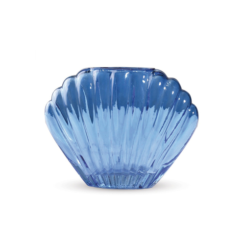 Opjet Vase en verre Coki Bleu Small