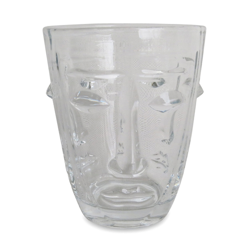 Opjet Verre Gobelet Visage Transparent