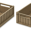 Pack de 2 Caisses de rangement Weston Oat Small Liewood