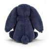 Peluche Bashful Bunny - Medium Navy Jellycat