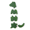 Puzzle formes animaux en bois Crocodile Trixie