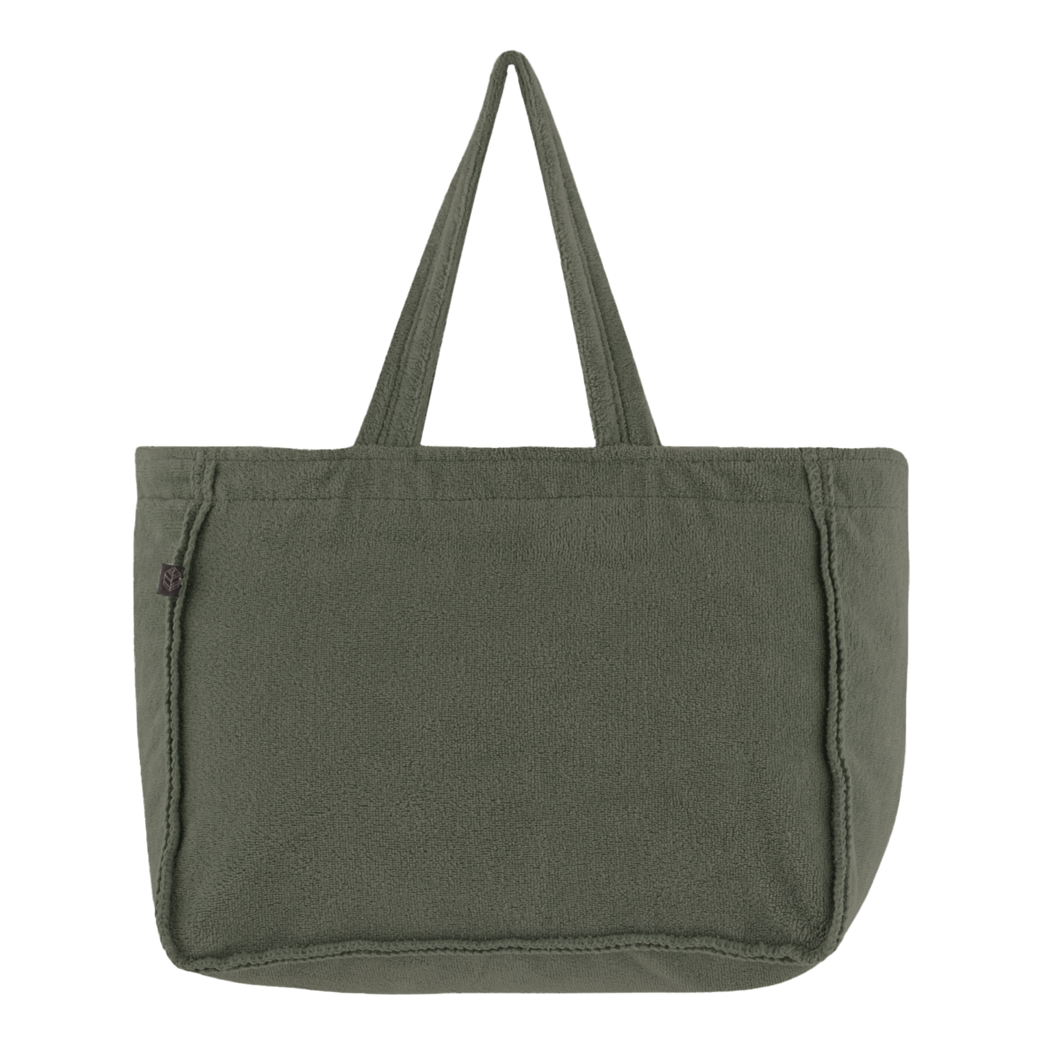 Sac Cabas St Tropez en éponge Kaki Haomy