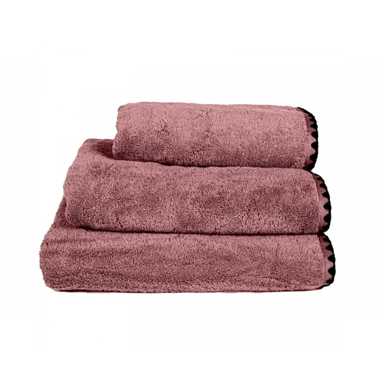Serviette de douche Issey (70 x 130 cm) Bois de Rose Haomy