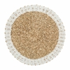 Set de table Rond Splendeur Blanc Jardin d'Ulysse