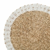 Set de table Rond Splendeur Blanc Jardin d'Ulysse