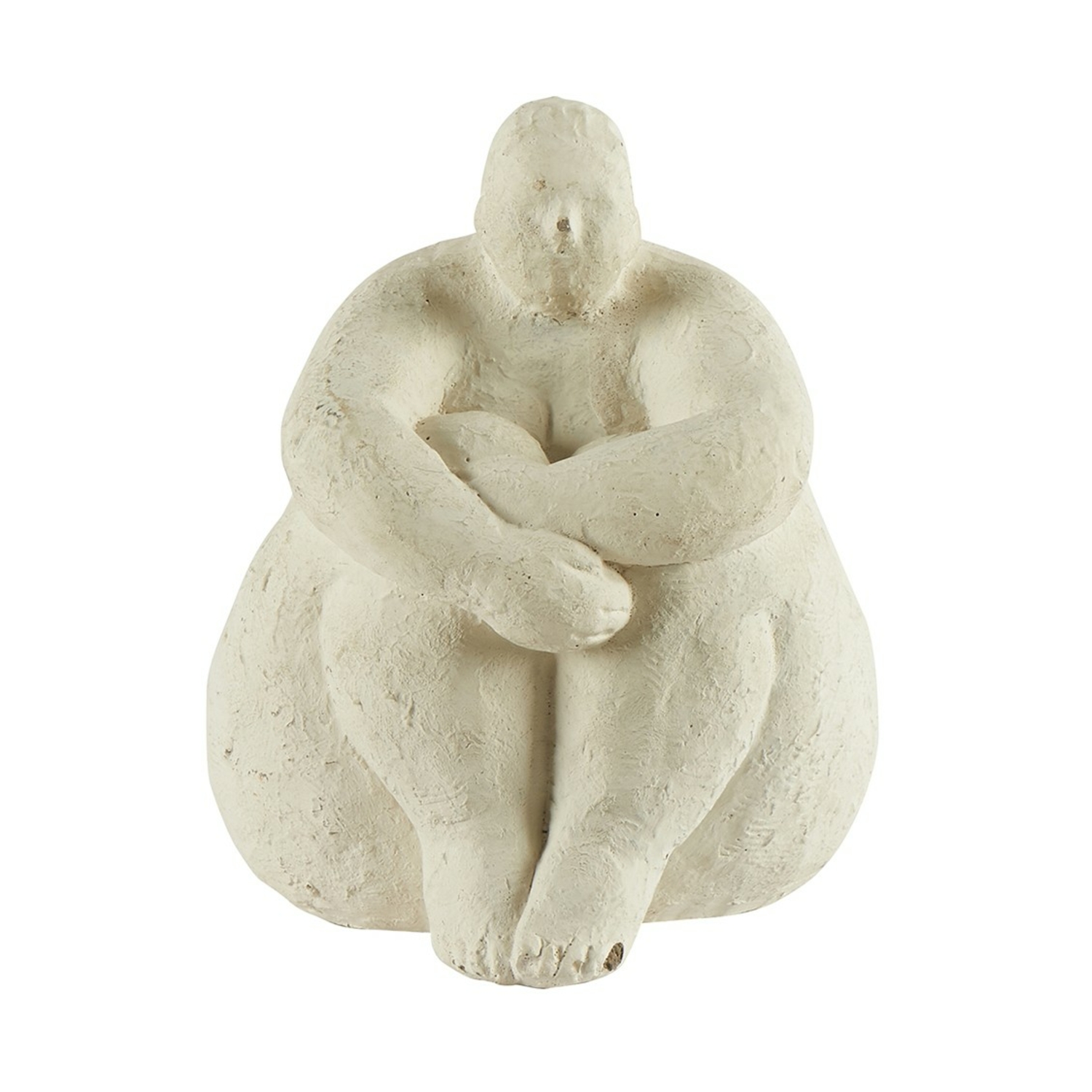 Statue Sumette Assise Beige Athezza