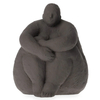 Statue Sumette Assise Gris Anthracite Athezza