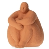 Statue Sumette Assise Terracotta Athezza