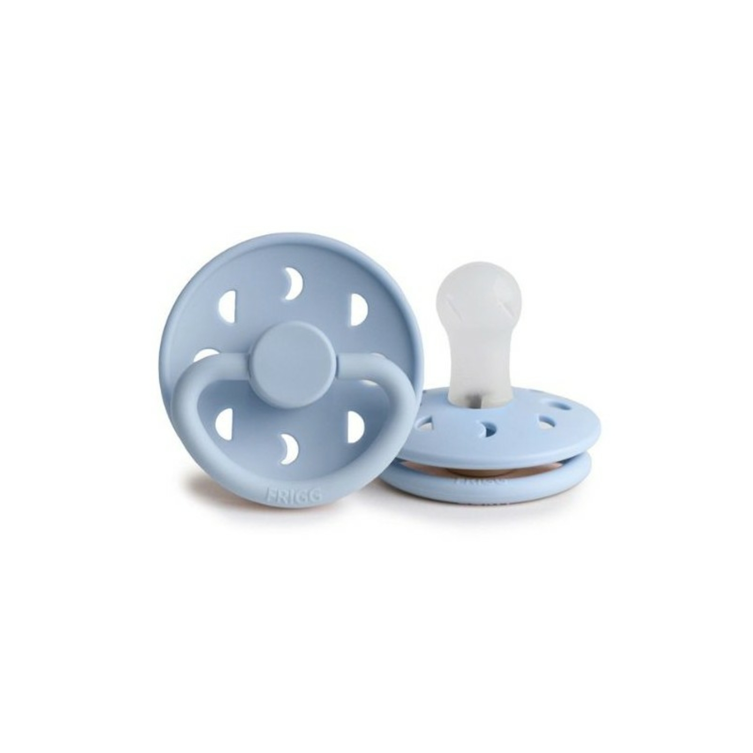 Tétine Moon silicone Powder Blue Frigg