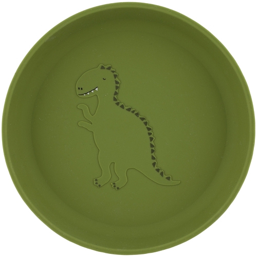 Trixie Assiette en silicone Dino