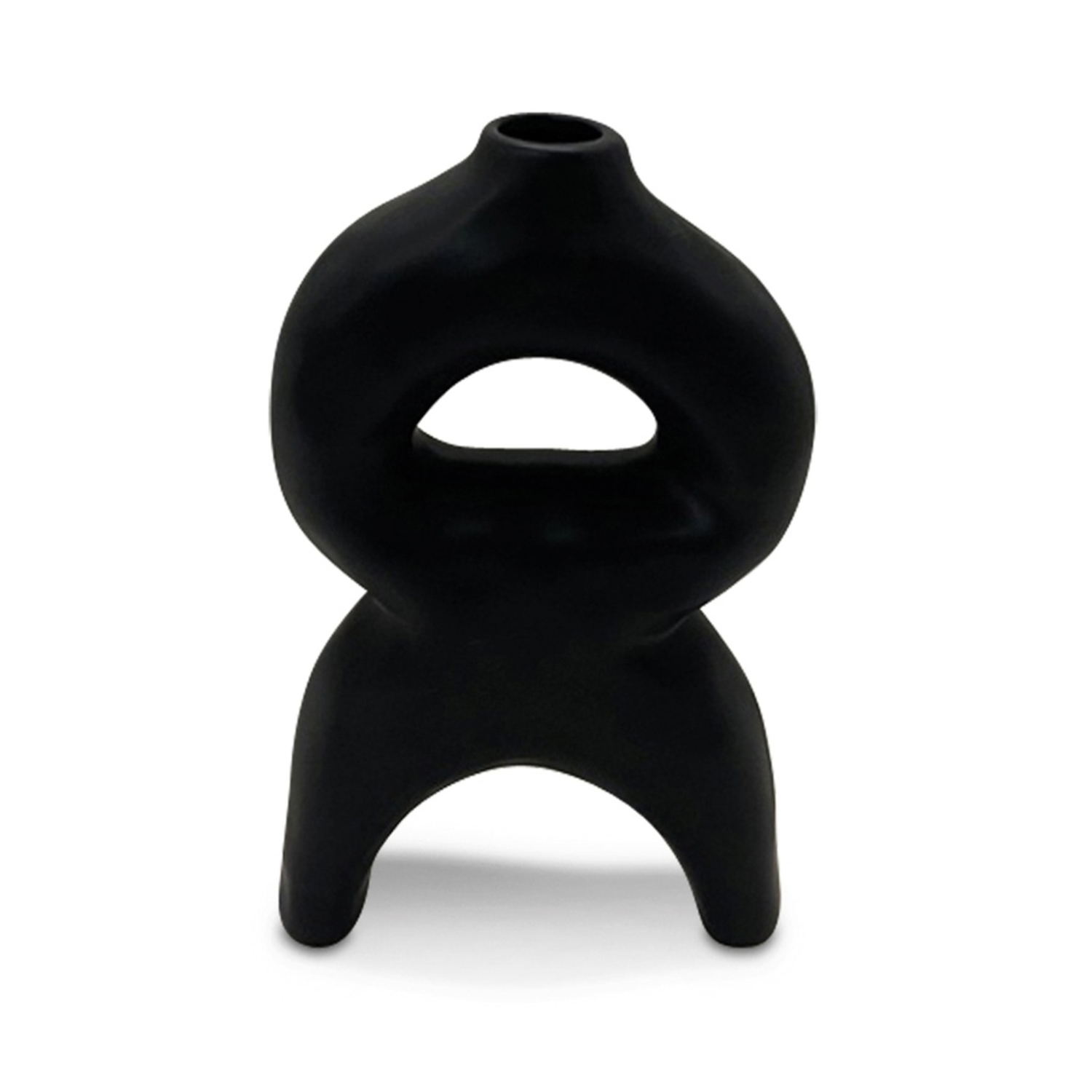 Vase céramique Nomade Noir Opjet