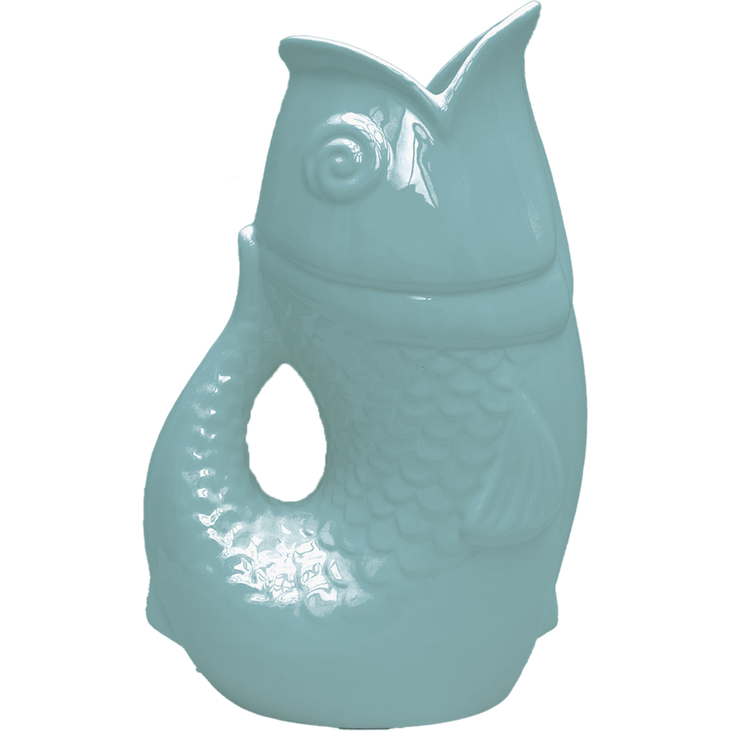 Vase Poisson XXL Bleu Opjet