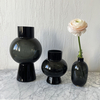 Vase verre Alan Noir Opjet