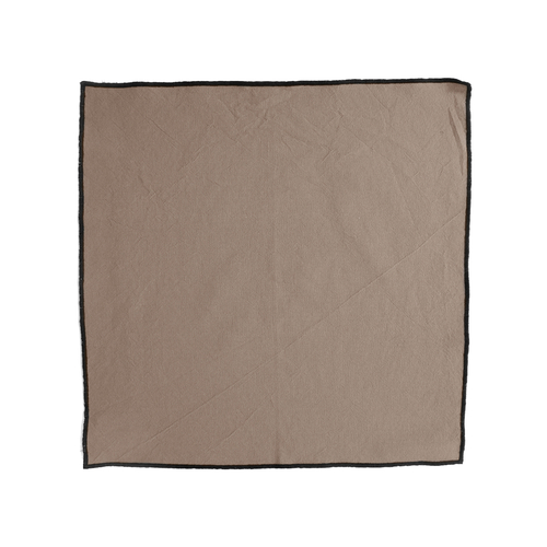 Vent Du Sud Serviette de table Hono en coton (42 x 42 cm) Chanvre