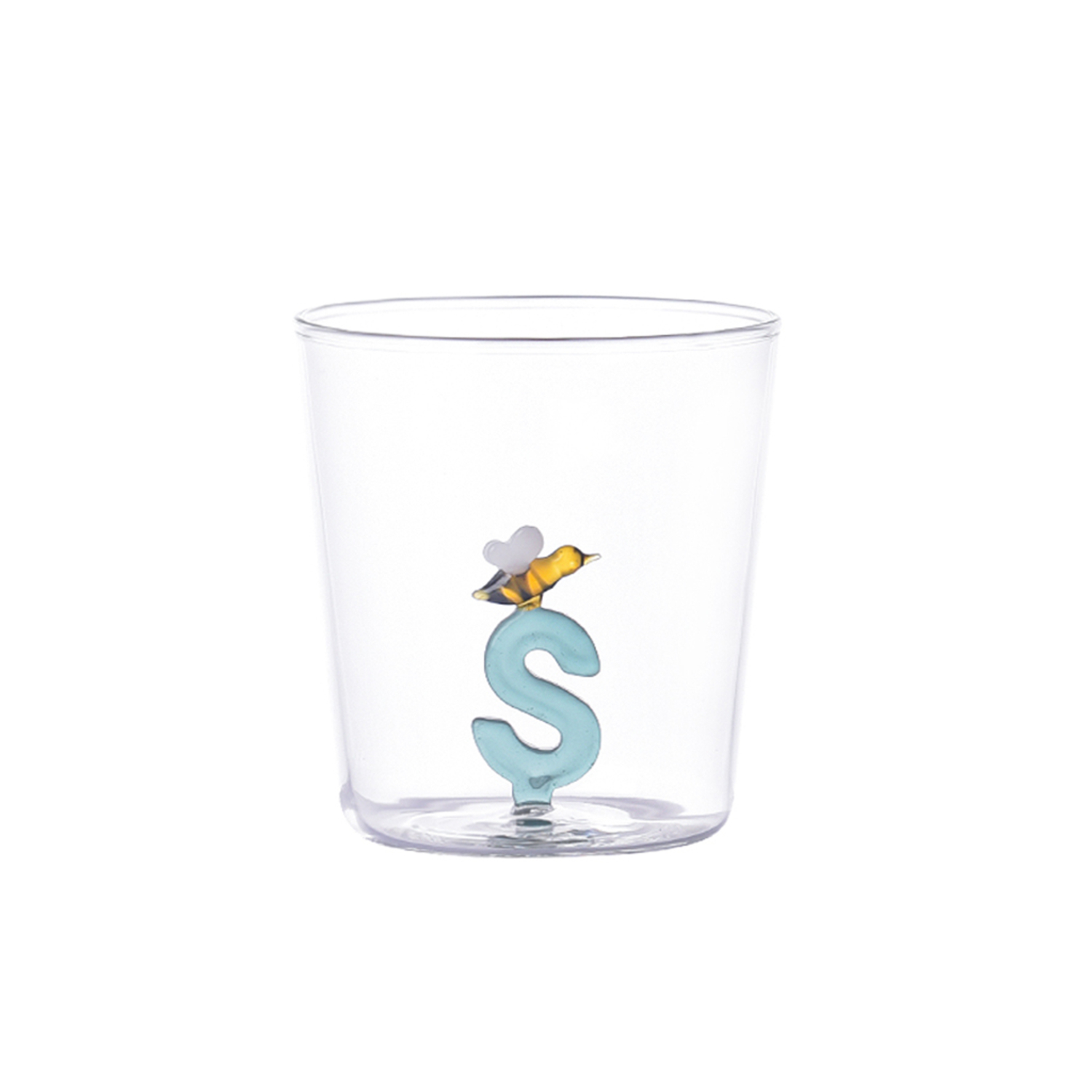 Verre Nature Alphabet S Abeille Opjet